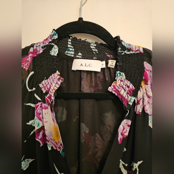 ALC Floral Mini Dress - Picture 2 of 4